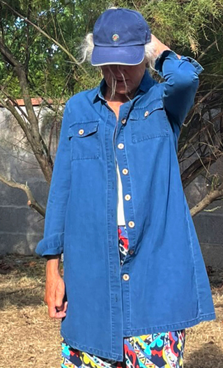 A Robe-chemise Little Jo. Indigo - 3