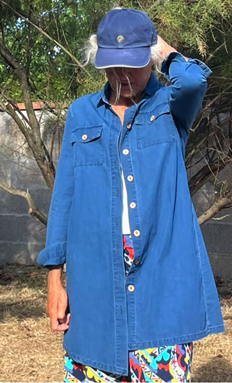 A Robe-chemise Little Jo. Indigo - 3