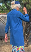 A Robe-chemise Little Jo. Indigo - 4