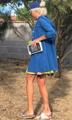A Robe-chemise Little Jo. Indigo - 5