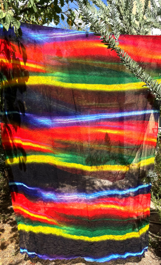 a bb Coupon 1,50 m. Voile arc-en-ciel - 1