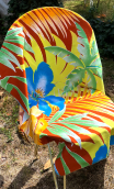 Coupon. Hawaï sur chaise de jardin - 1