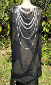 a a Duo Plastron en soie. Colliers - 4