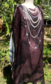 a a Duo Plastron en soie. Colliers - 6