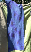 Tirelle indigo fleurs - 1