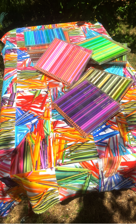 Coup de cadre. Crayons - 1