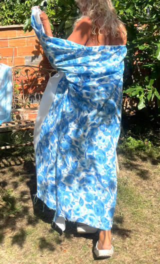 Coupon Faille roses ciel - 2