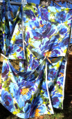 Mini chutes production. Pivoines bleues - 1