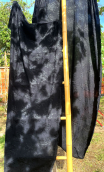 Coupon vendu par 1,60 m. Jacquard noir - 3