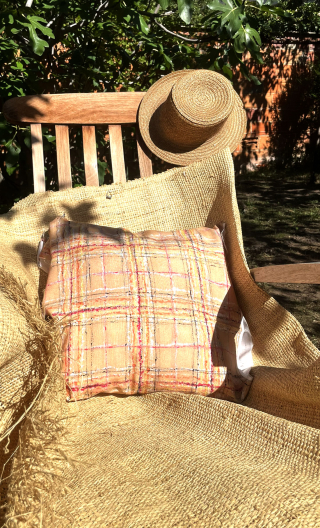 Coup de cadre. Lovely Pink tissage natté - 1
