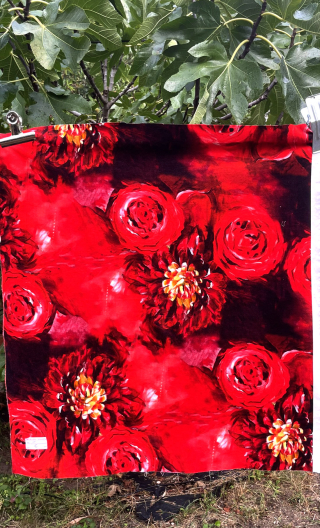 A A Coup de cadre. Velours Red Bloom - 1