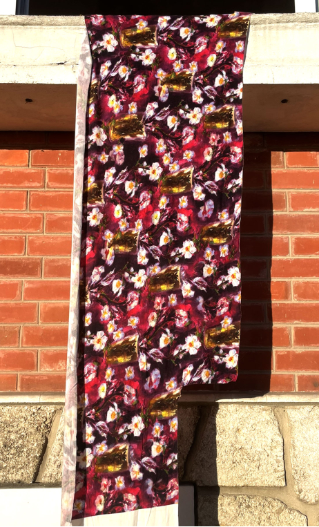 Tirelle Bohemian room sur jersey viscose - 1