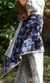 Duo Taxi mauve sur jersey polyester - 3