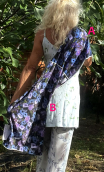 Duo Taxi mauve sur jersey polyester - 4