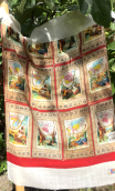 Coup de cadre pour foulard Loto - 5