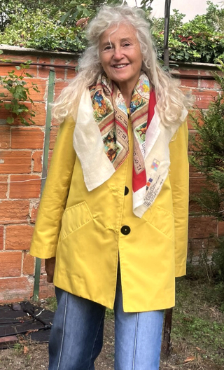 Petite Parka Plume. Froggies. Curry