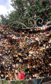 Coup de cadre coton Love locks mordoré - 1