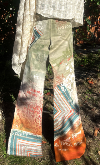 Pantalon Roots kaki. Maquette - 1