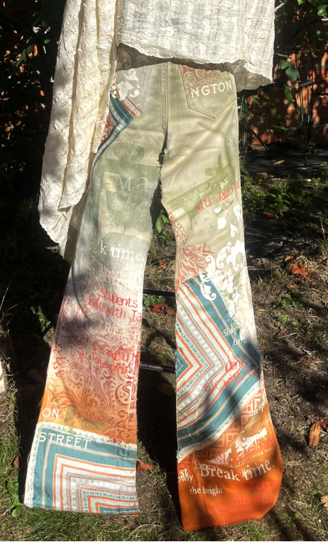Pantalon Roots kaki. Maquette - 1