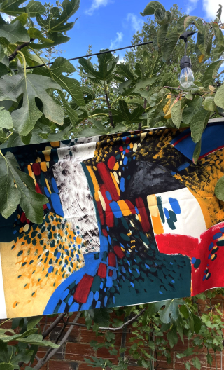 Coup de cadre Peinture abstraite - 1