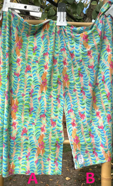 Duo Au gré du vent sur jersey polyester - 1