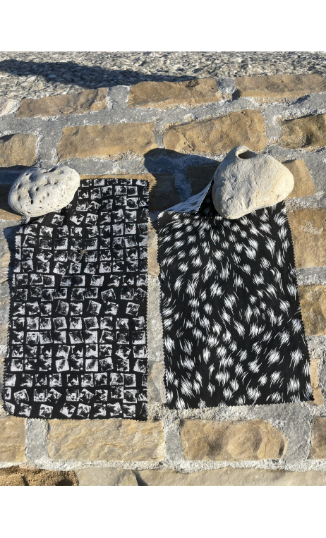 Galets n° 3. Duo Black and white - 2