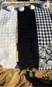Galets n° 7. Trio Black and white - 1