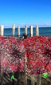 Duo Pollen d'automne. Jersey polyester - 2
