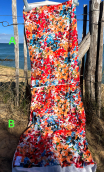 Duo Rosebud rouge n° 2. Jersey polyester - 4