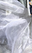 Voile crush blanc - 1
